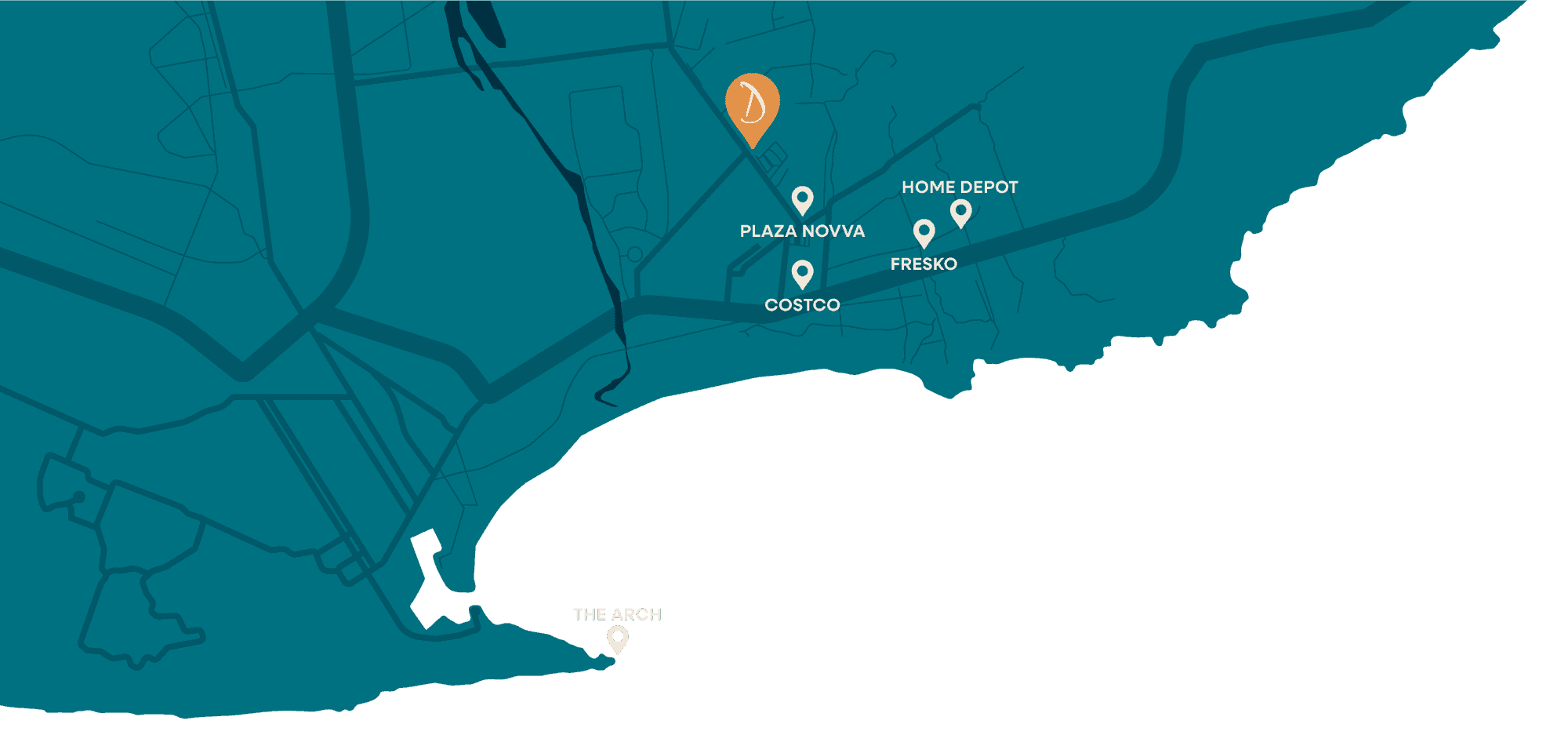 Location Map - Duara Los Cabos